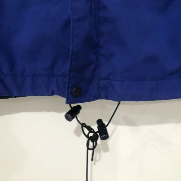 PATAGONIA MEN’S VTG BLUE PURPLE ZIP UP JACKET PACK AWSY HOODIE SMALL